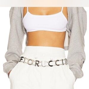 Fiorucci Silver Logo Belt